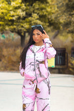 Load image into Gallery viewer, Pink camo zip up