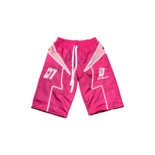 Load image into Gallery viewer, Pink 2-in-1 Track pants & Shorts