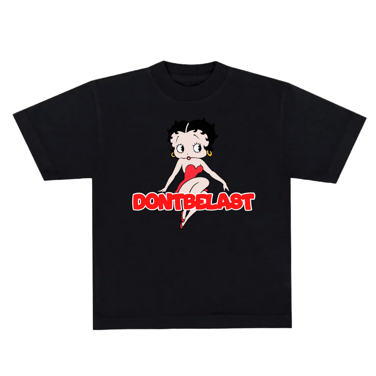 T-shirt Vintage Betty Boop Officiel - Bleu Taille Unique - Neuf Avec étiquettes