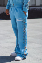 Load image into Gallery viewer, Baby blue studded crystal pants