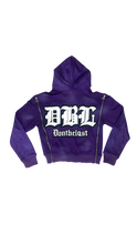 Load image into Gallery viewer, Triple zip up purple jacket