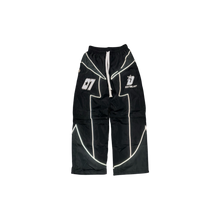 Load image into Gallery viewer, Black 2-in-1 Track pants & Shorts