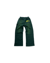 Load image into Gallery viewer, Forrest green studded crystal pants
