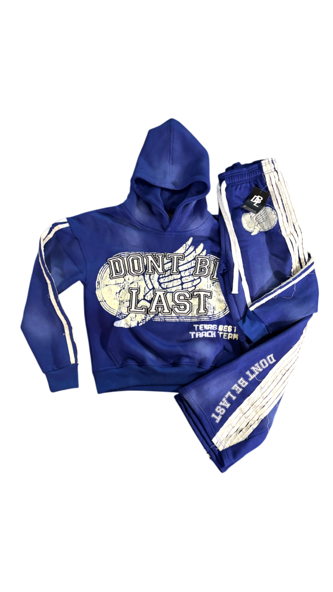Blue Track team Hoodie & Pant Set
