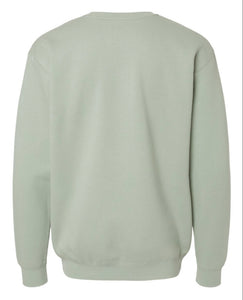 Sage Green Arc logo Crew Neck