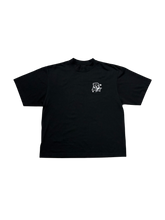 Load image into Gallery viewer, Black Embroidered D star top

