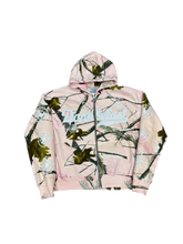 Load image into Gallery viewer, Pink camo zip up
