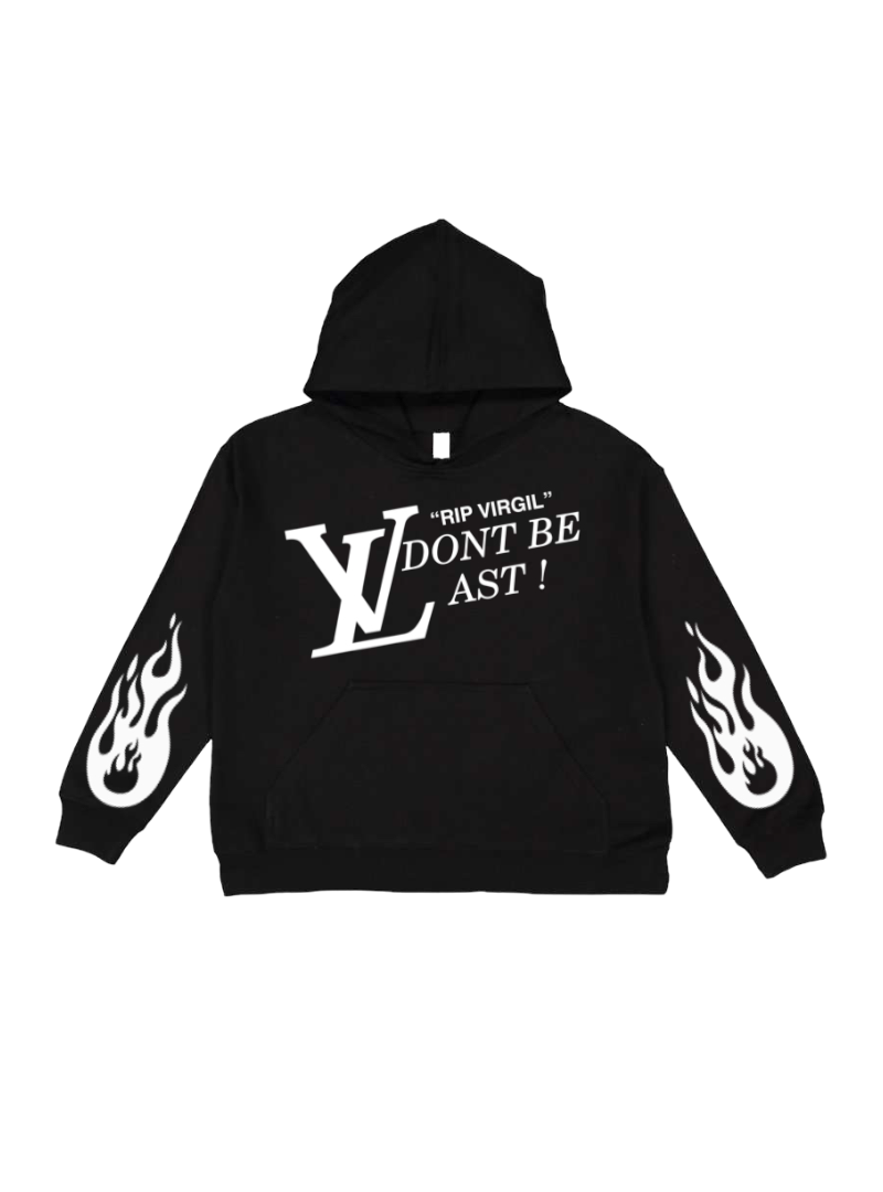 BLACK RIP VIRGIL HOODIE