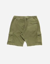 Load image into Gallery viewer, Olive Green Embroidered Cargo Shorts
