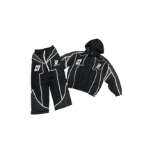 Load image into Gallery viewer, Black 2-in-1 Track pants &amp; Shorts
