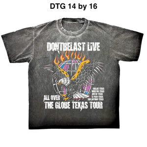 Texas tour 2 drop shoulder tee