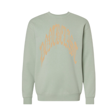 Load image into Gallery viewer, Sage Green Arc logo Crew Neck
