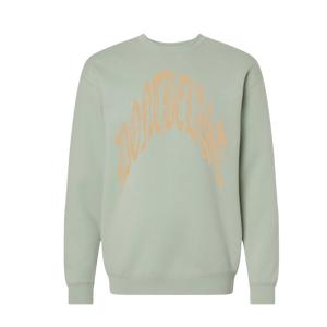 Sage Green Arc logo Crew Neck