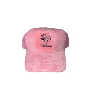 Pink Velvet Angel Hat