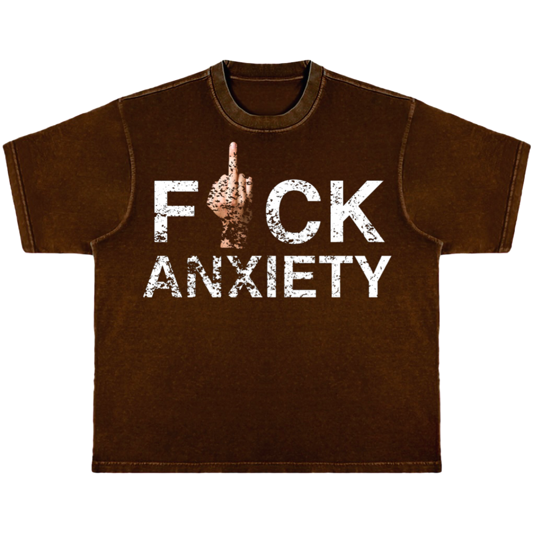 Anxiety Tee in Mocha