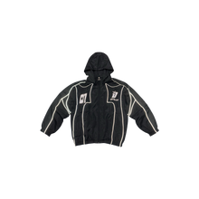 Load image into Gallery viewer, Black 2-in-1 Zip up &amp; Short Sleeve
