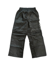 Load image into Gallery viewer, 2 in 1 Black nylon pants
