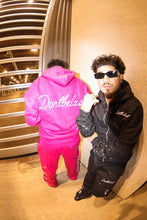 Load image into Gallery viewer, Black Bust Down Zip Up
