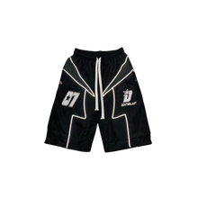 Load image into Gallery viewer, Black 2-in-1 Track pants &amp; Shorts
