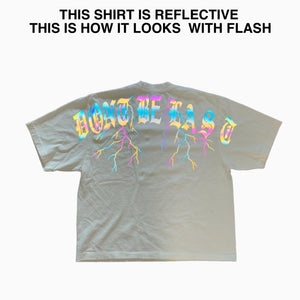 WHITE LIGHTING TEE (REFLECTIVE)