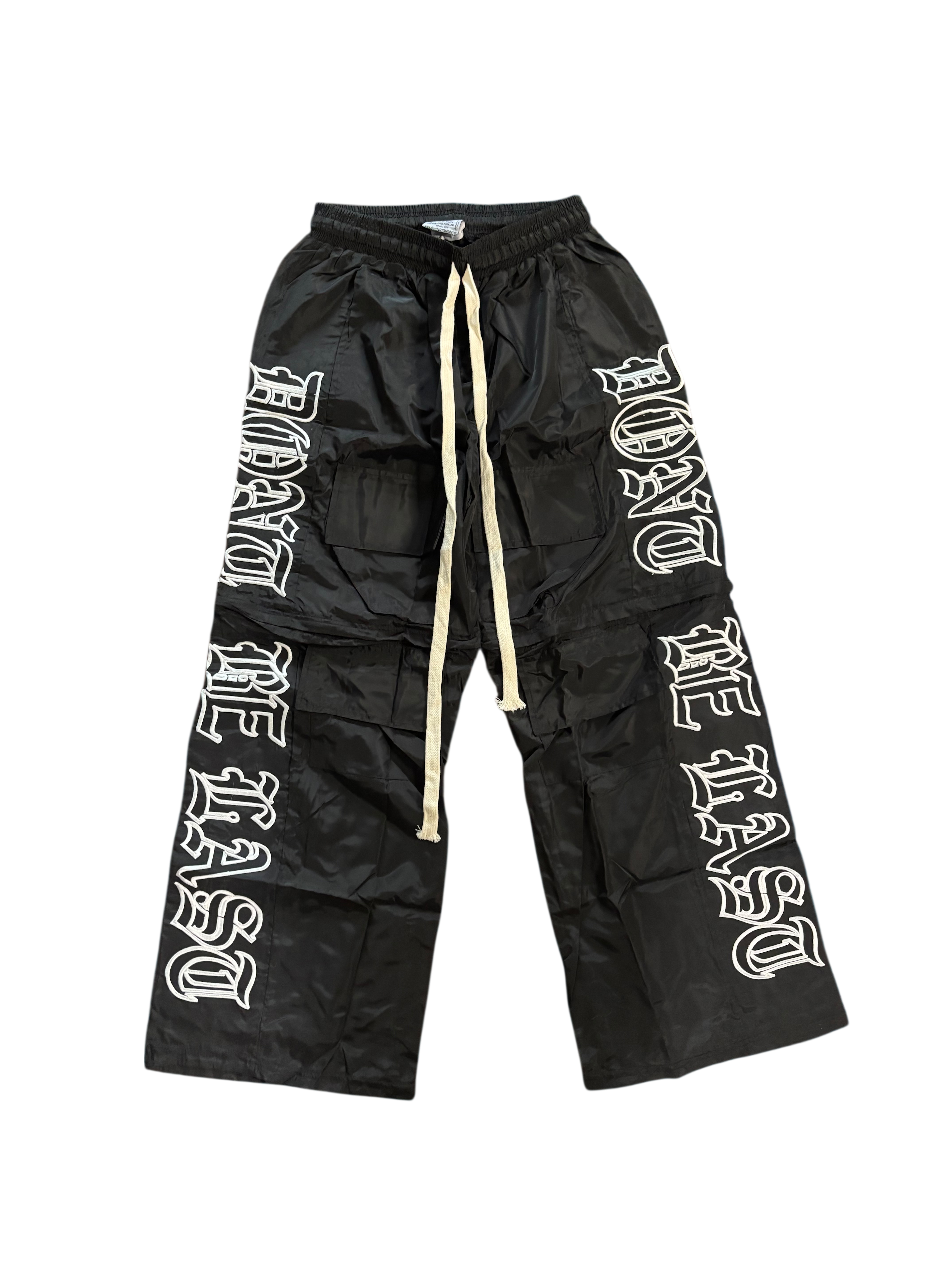 2 in 1 Black nylon pants – dontbelast