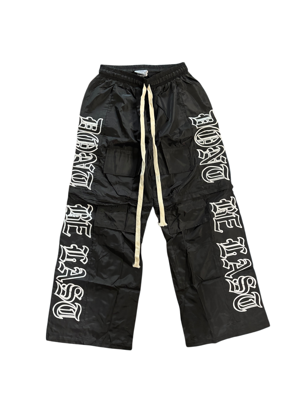 2 in 1 Black nylon pants