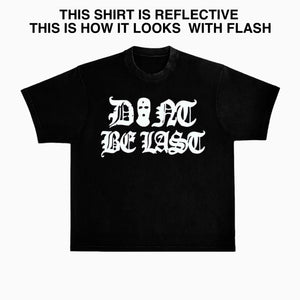 Black Reflective Ski Mask Tee