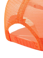 Load image into Gallery viewer, Orange Globe Trucker Hat
