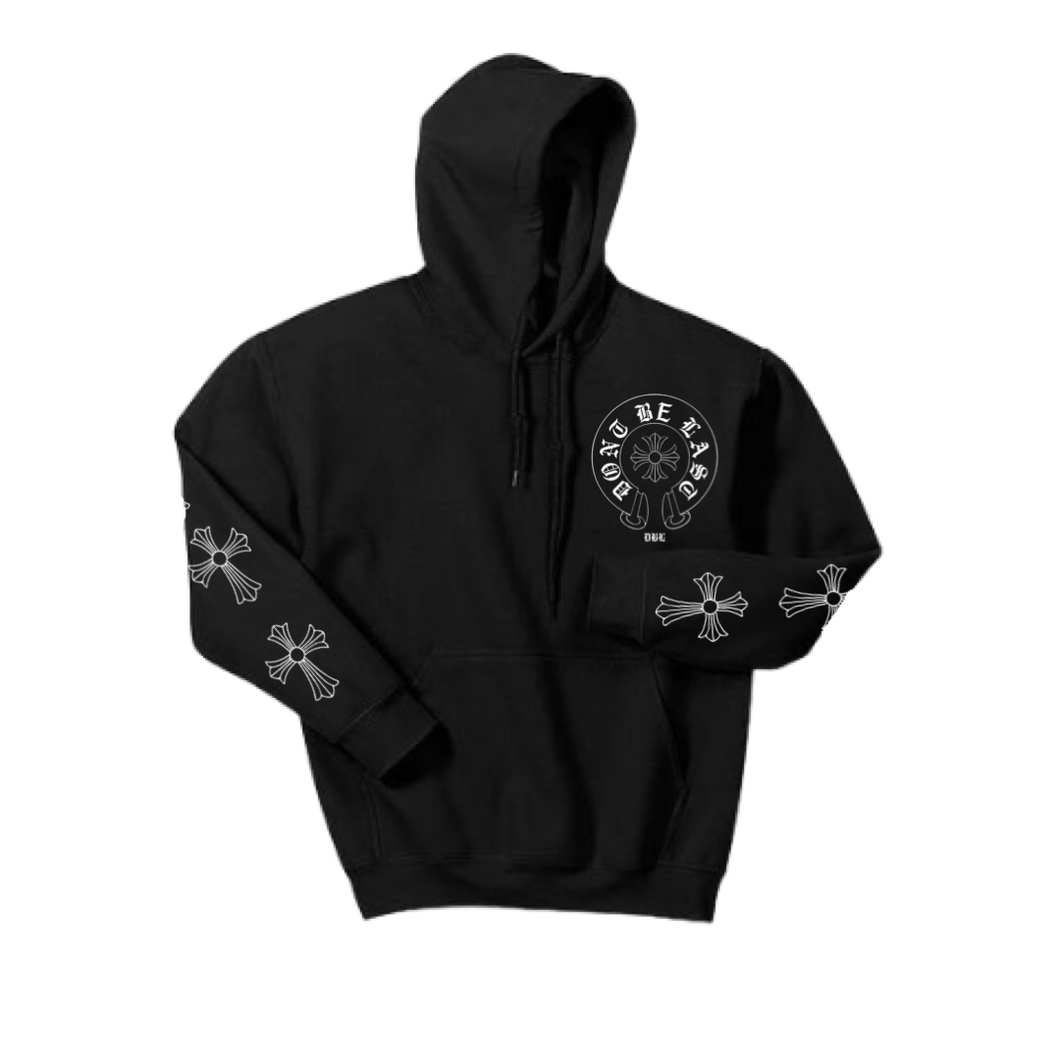 Black Spell out hoodie