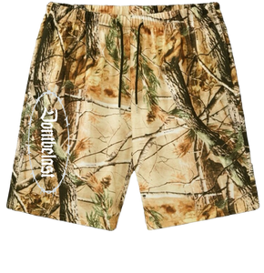 Camo barbed wire shorts