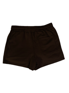 Brown Star Puff Shorts