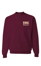 Load image into Gallery viewer, Maroon and Tan Crew Neck
