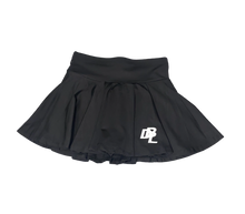 Load image into Gallery viewer, Black Logo Tennis Skirt
