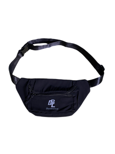 Black and silver logo Fanny pack