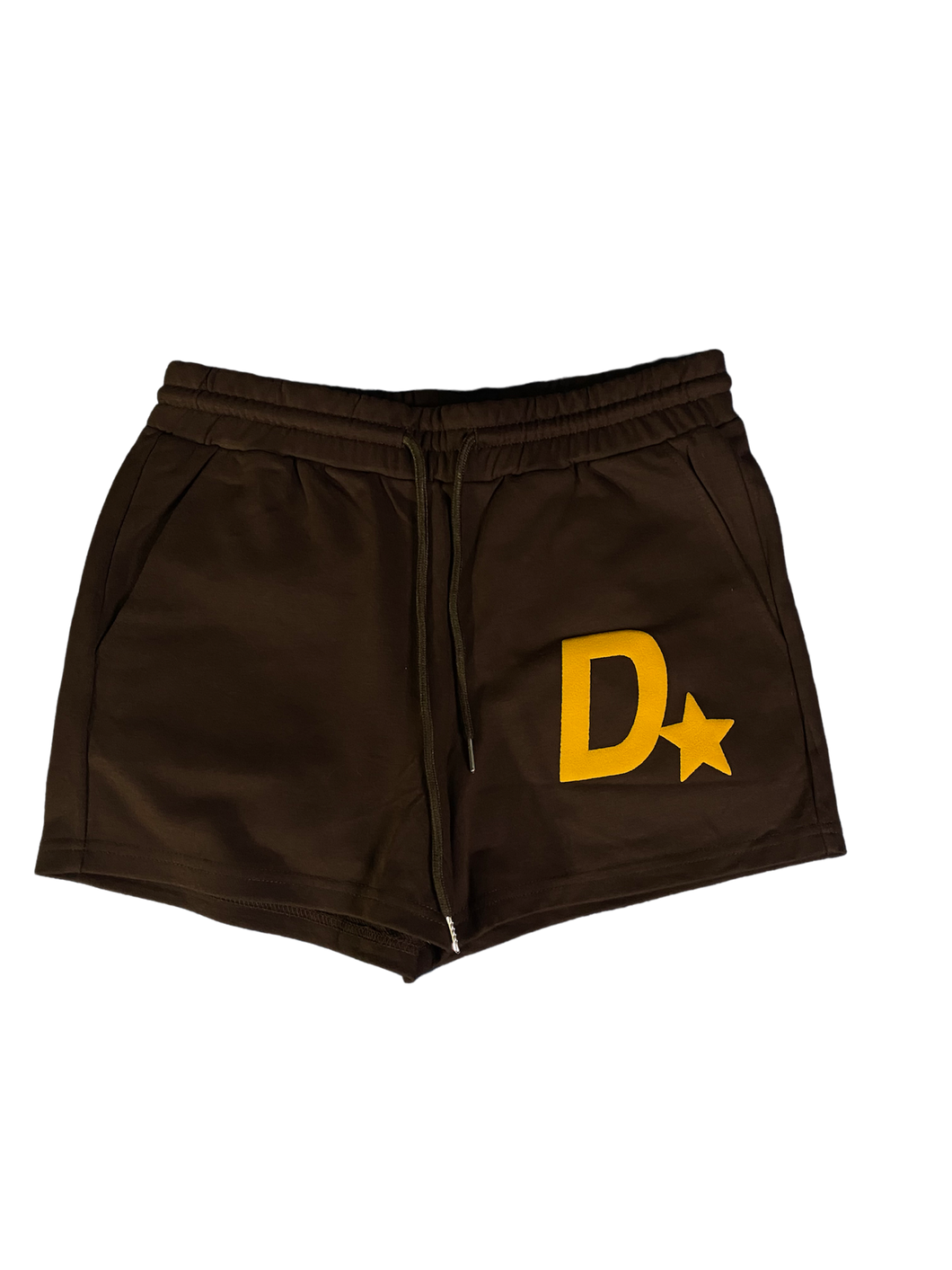 Brown Star Puff Shorts