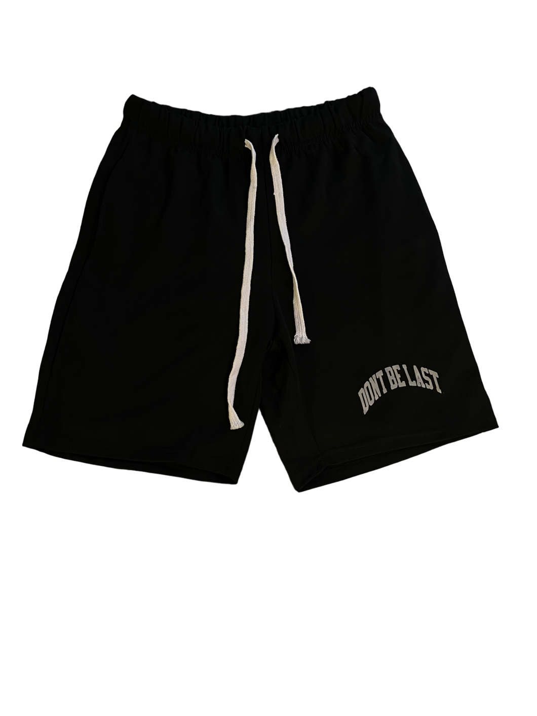 Black Reflective Mesh Shorts