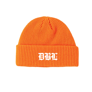 DBL Orange Knit Beanie