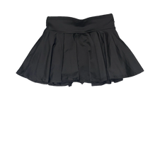 Load image into Gallery viewer, Black Logo Tennis Skirt
