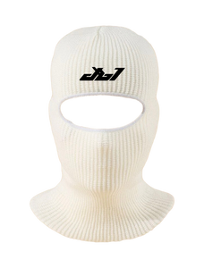 Cream ski mask