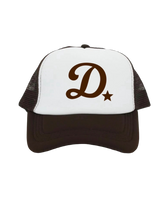 Load image into Gallery viewer, Brown Star Trucker hat
