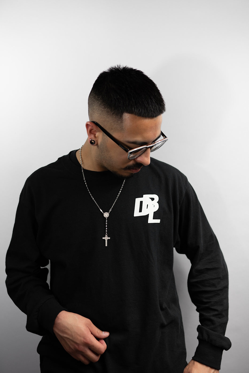 Black Logo Long Sleeve