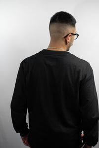 Black Logo Long Sleeve