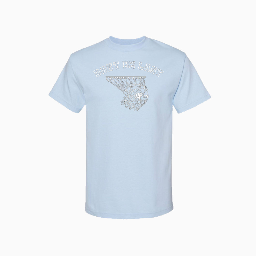 Baby Blue logo Swish T-shirt